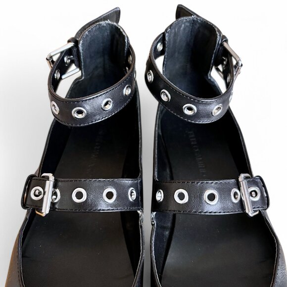 Rebecca Minkoff ‘Rachel’ Grommet Buckle Ballet Flats - Picture 5 of 11